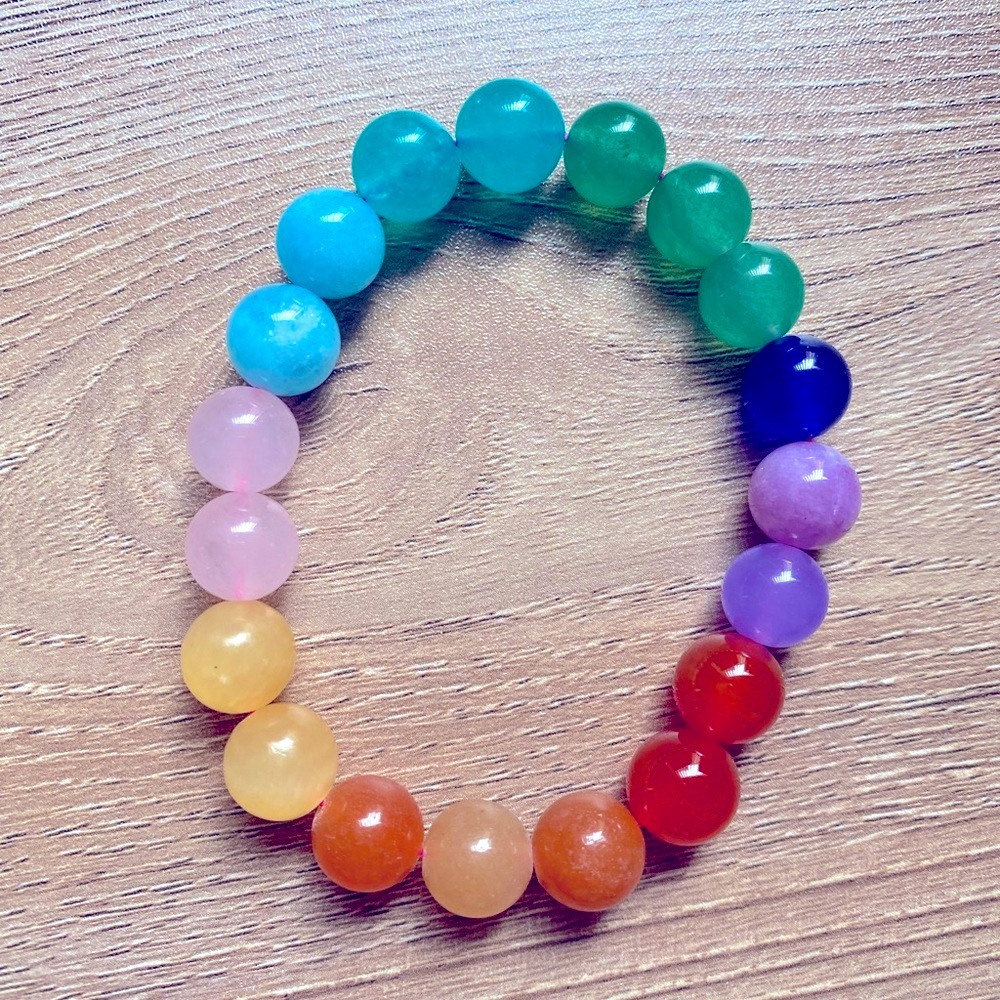 10mm Varied Stone Bracelet